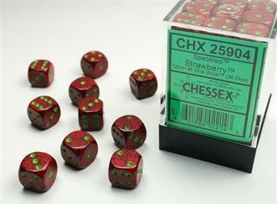 Speckled® 12mm D6 Strawberry™ Dice Block™ (36 dice) - Image 5
