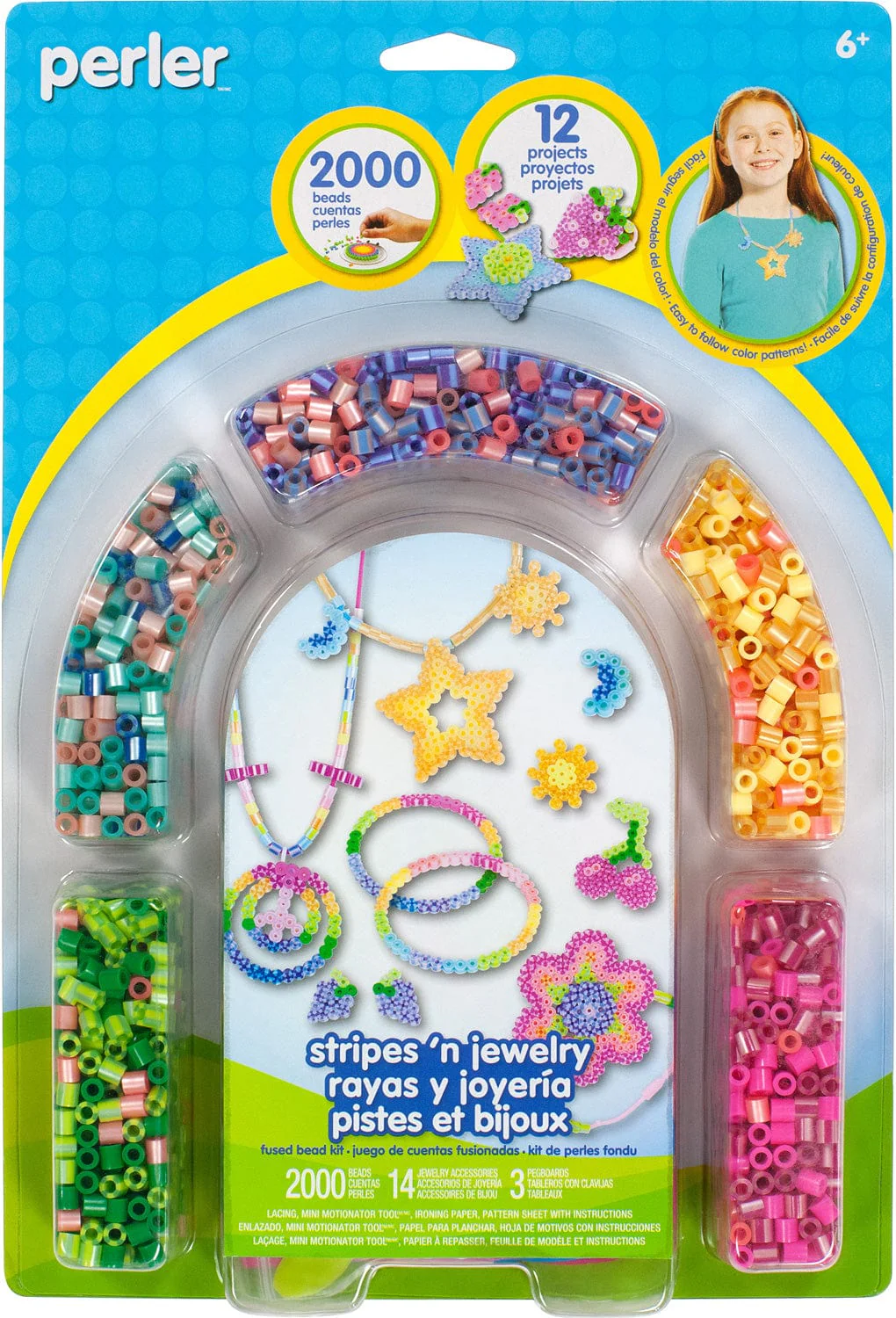 Stripes 'n Jewelry Fused Bead Kit - Image 2