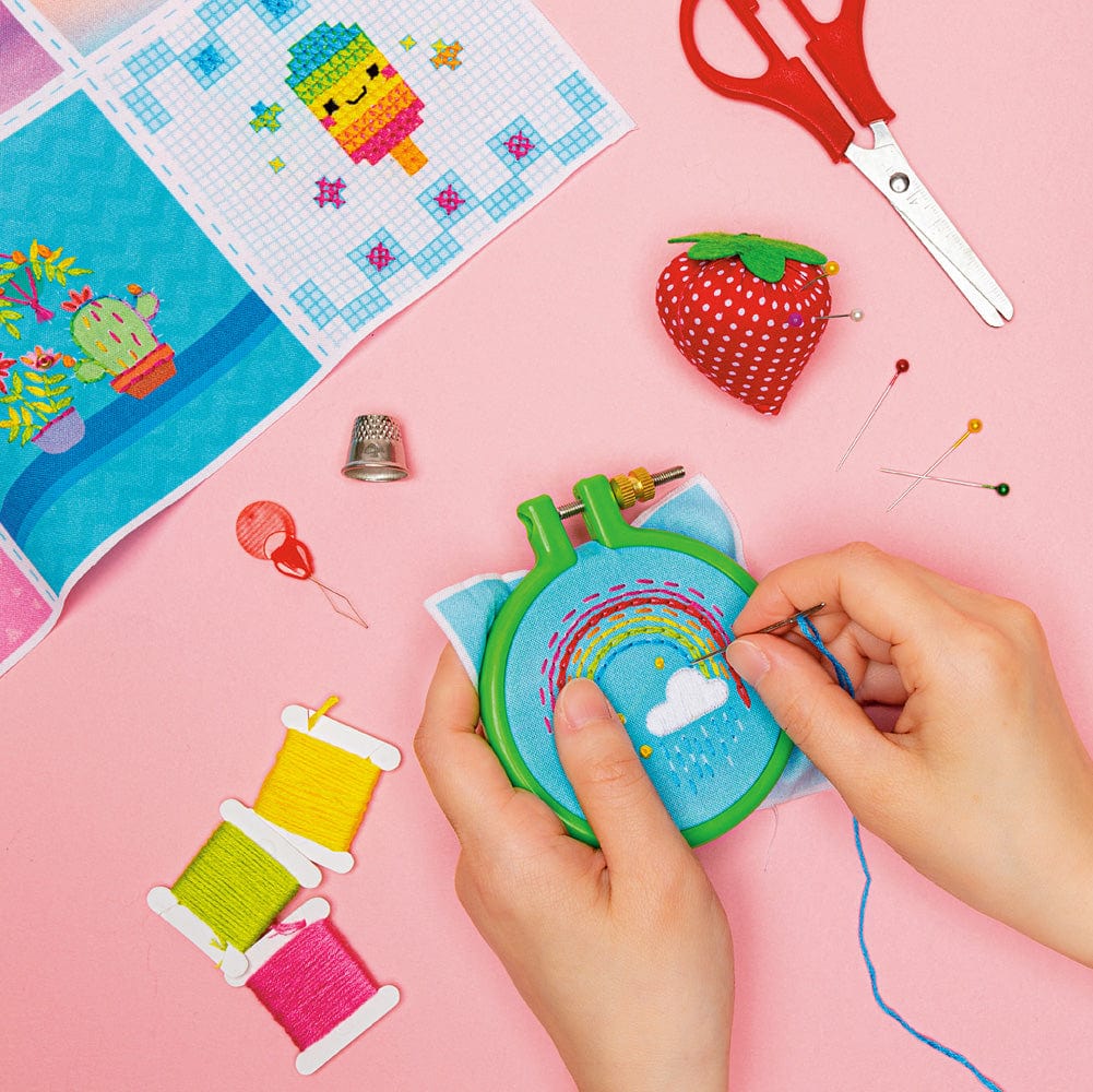 KLUTZ Super Cute Embroidery Book & Activity Kit - Image 11