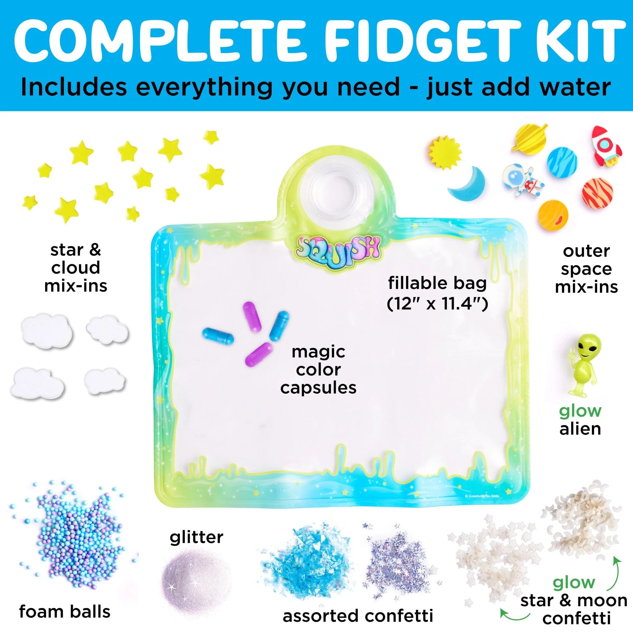 Super Squish Fidget Fun Outer Space - Image 3