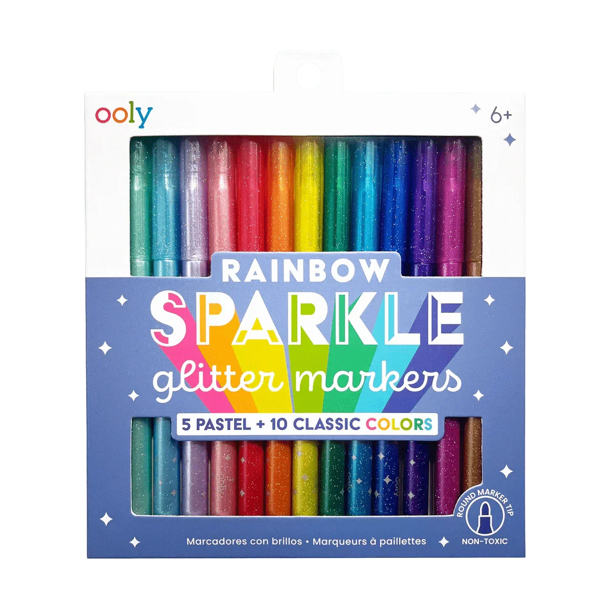 Switch-Eroo Rainbow Sparkle Glitter Markers