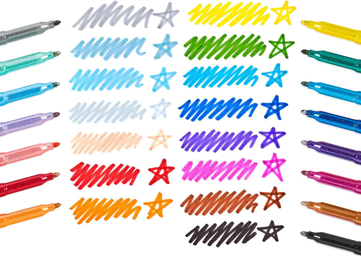 Switch-Eroo Rainbow Sparkle Glitter Markers - Image 3