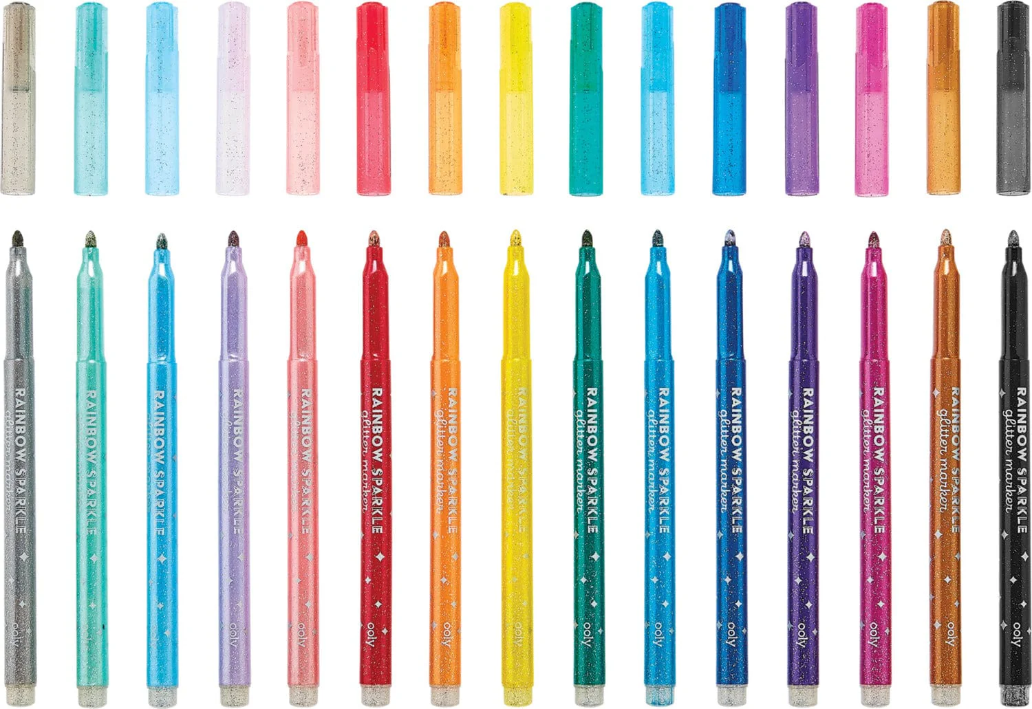 Switch-Eroo Rainbow Sparkle Glitter Markers - Image 4