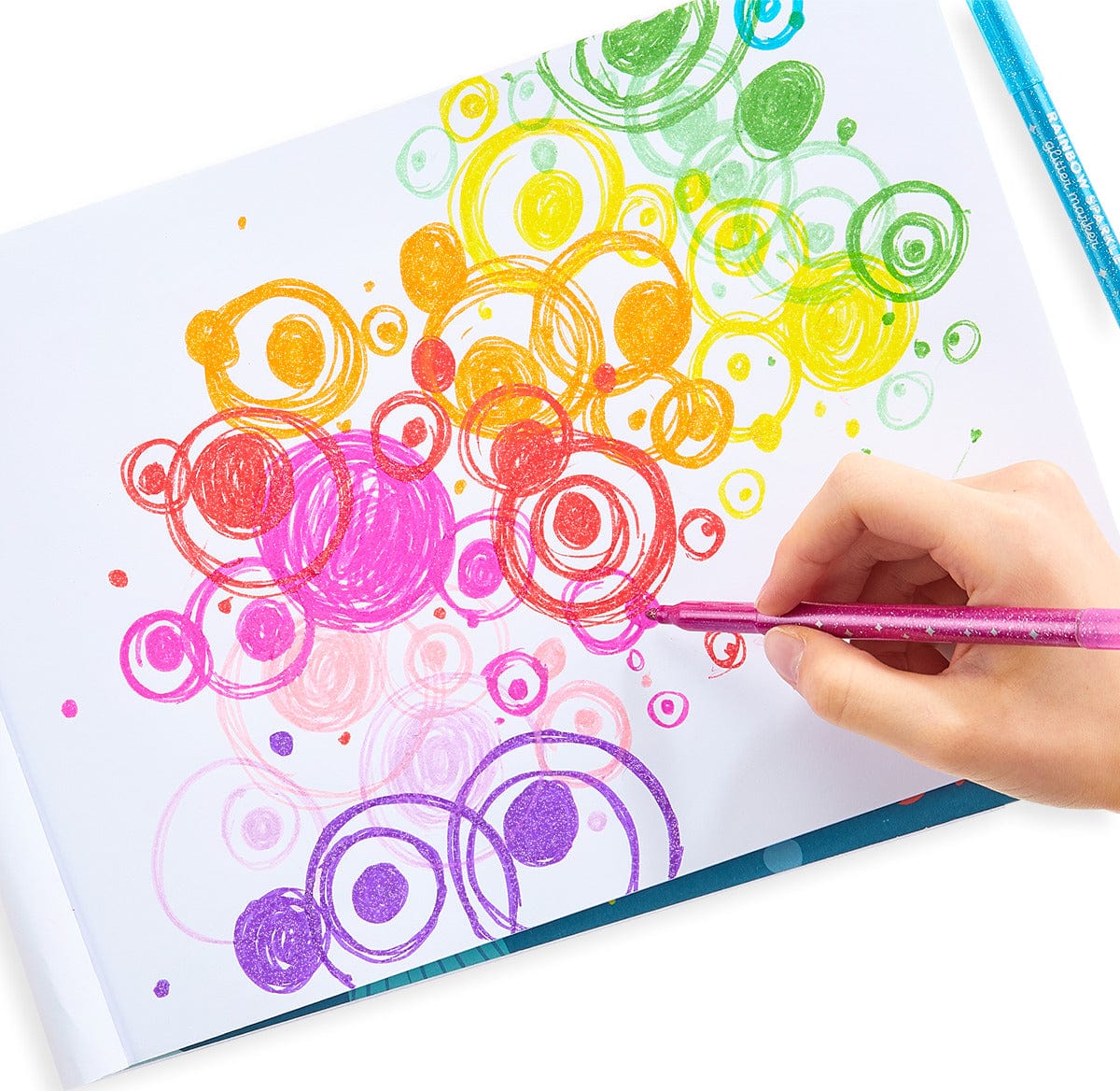Switch-Eroo Rainbow Sparkle Glitter Markers - Image 5