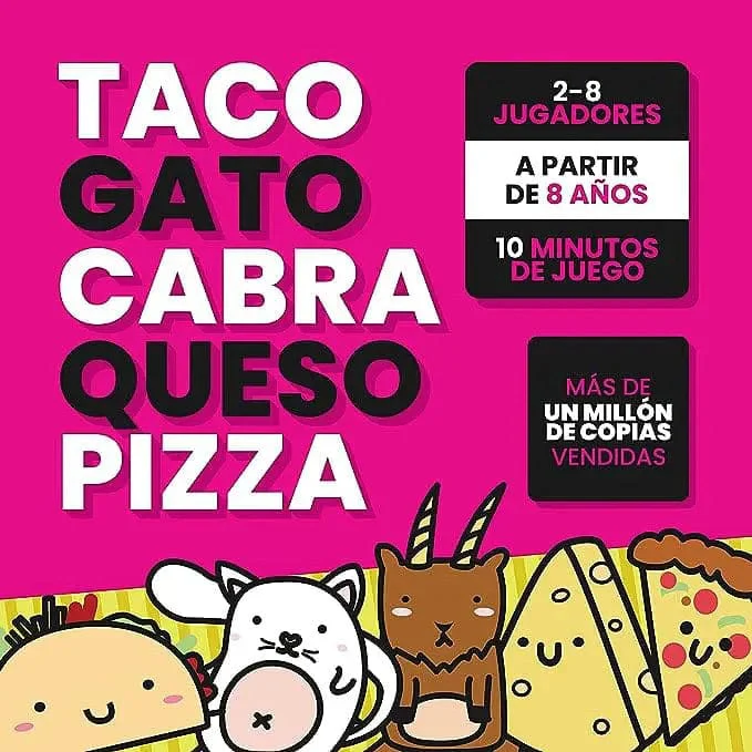 Taco Cat Goat Cheese Pizza Card Game Spanish - Image 5
