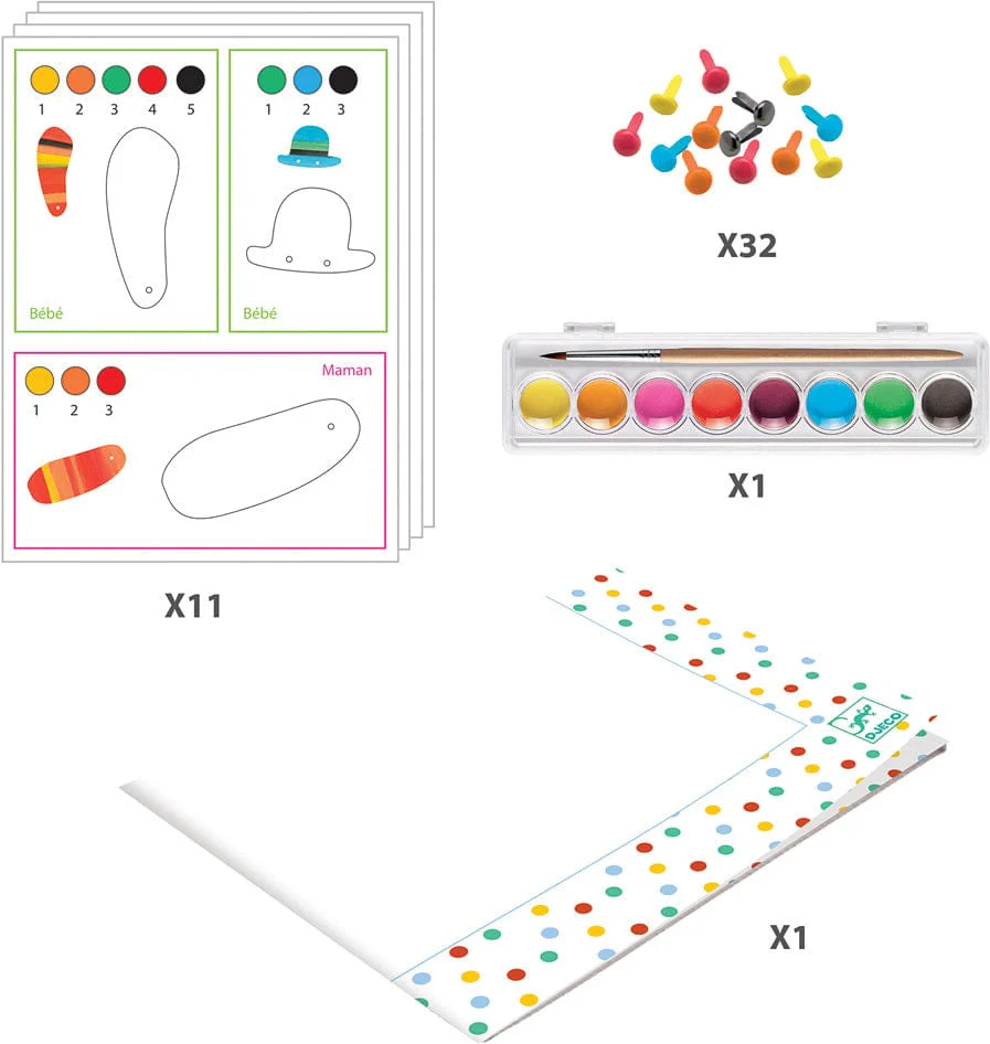 The Fox Family Watercolor Kit - Image 2