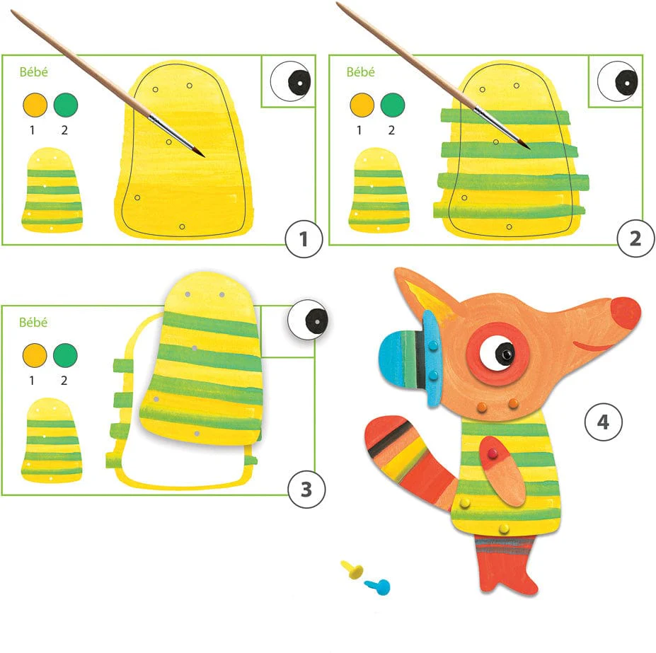 The Fox Family Watercolor Kit - Image 3