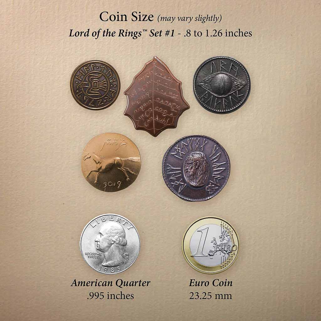 The Lord of the Rings™ Set #1 - Middle-earth Set of Five Coins - Image 3