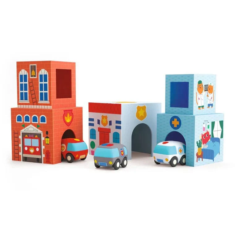 Topani Car Blocks and Tower - Image 2