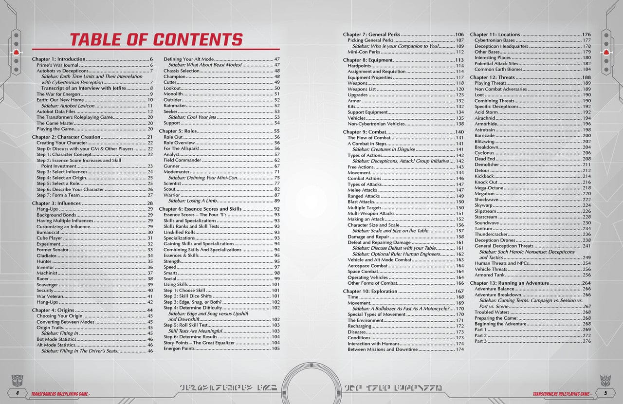 Transformers Roleplaying Game Core Rulebook - Image 13