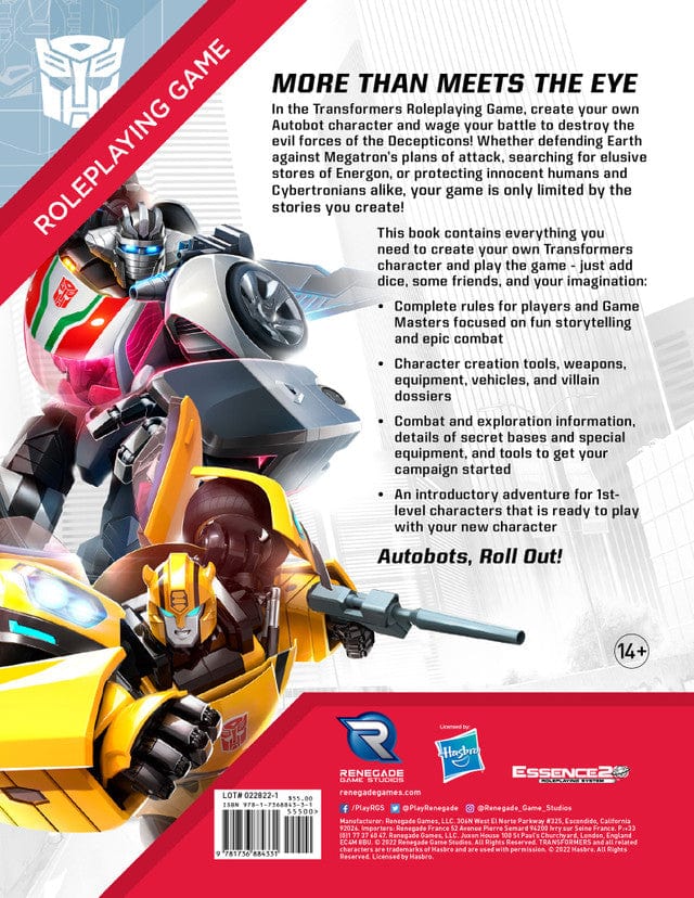 Transformers Roleplaying Game Core Rulebook - Image 3