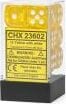 Translucent 16mm D6 Yellow/white Dice Block™ (12 dice) - Image 4