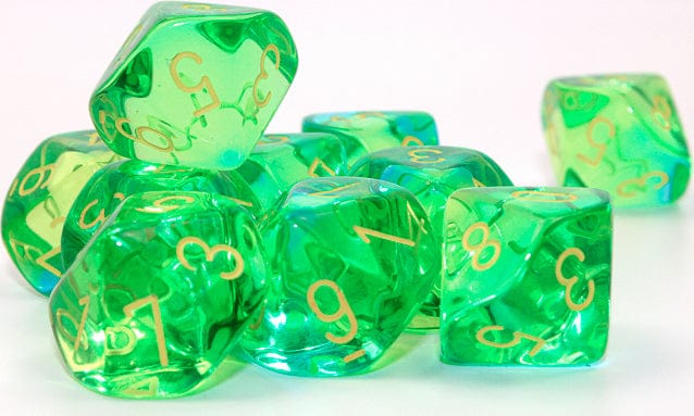 Translucent Green d10