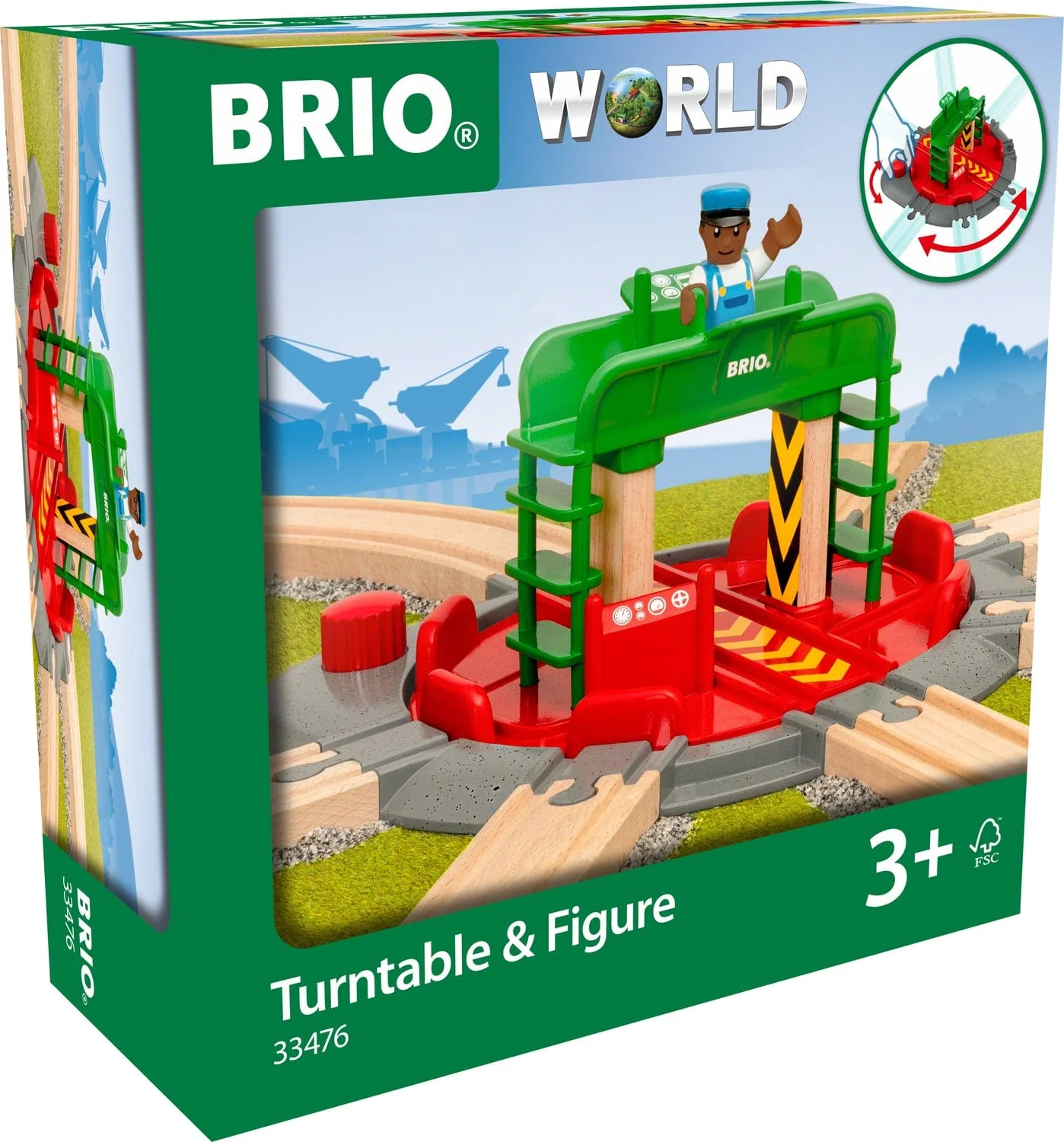 BRIO Turntable & Figure (Accessory) - Image 3