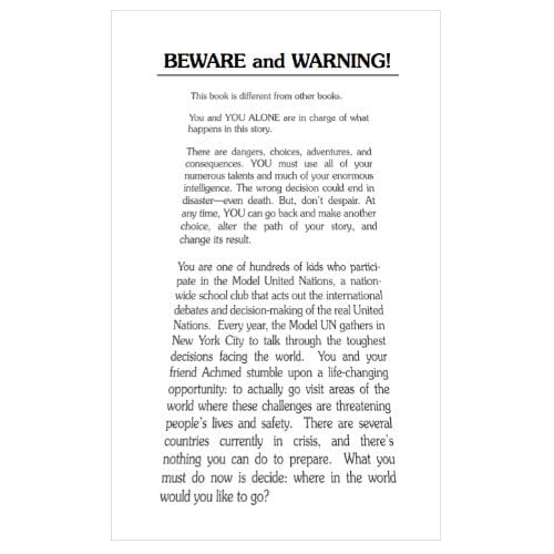 U.N. Adventure: Mission To Molowa (Choose Your Own Adventure #32)(Paperback/Revised)) - Image 3