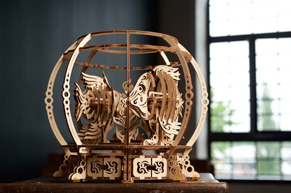 UGears Mechanical Aquarium Model Kit - Image 11