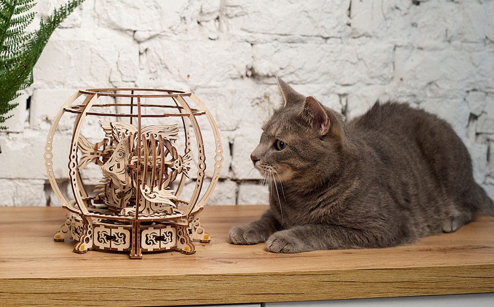 UGears Mechanical Aquarium Model Kit - Image 13