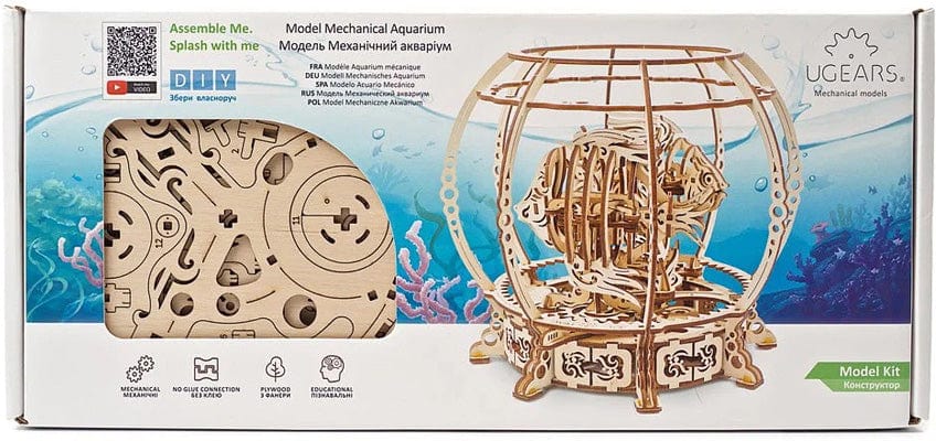 UGears Mechanical Aquarium Model Kit - Image 19