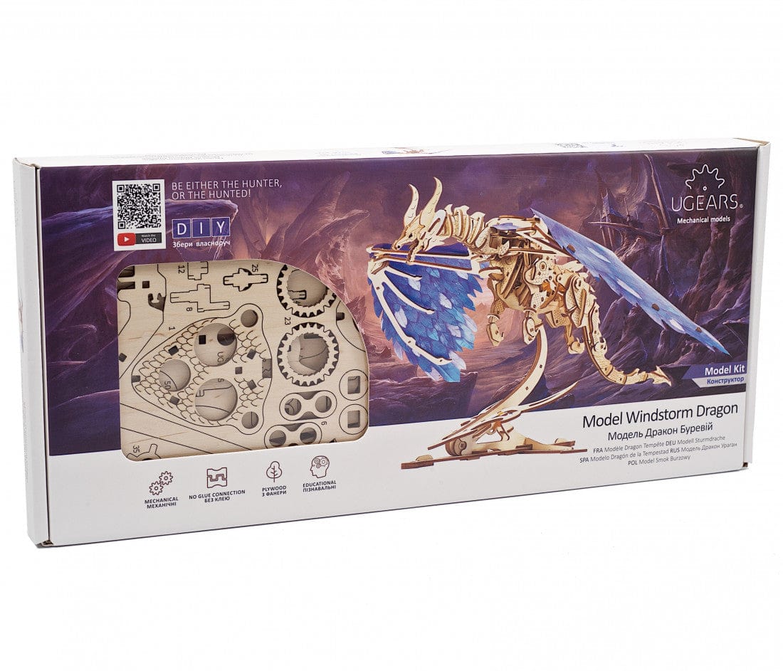 UGears Windstorm Dragon Wooden 3D Model Kit - Image 4