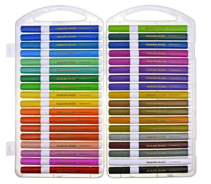 Washable Acrylic Markers, 36 Pack - Image 2