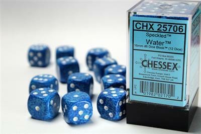 Speckled® 16mm D6 Water Dice Block™ (12 dice) - Image 2