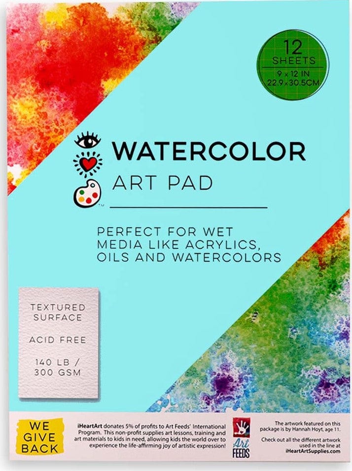 Iheartart Watercolor Art Pad-9 X 12 - Image 2