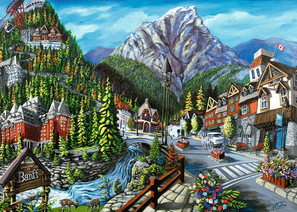 Welcome to Banff (1000 pc Puzzle) - Image 4