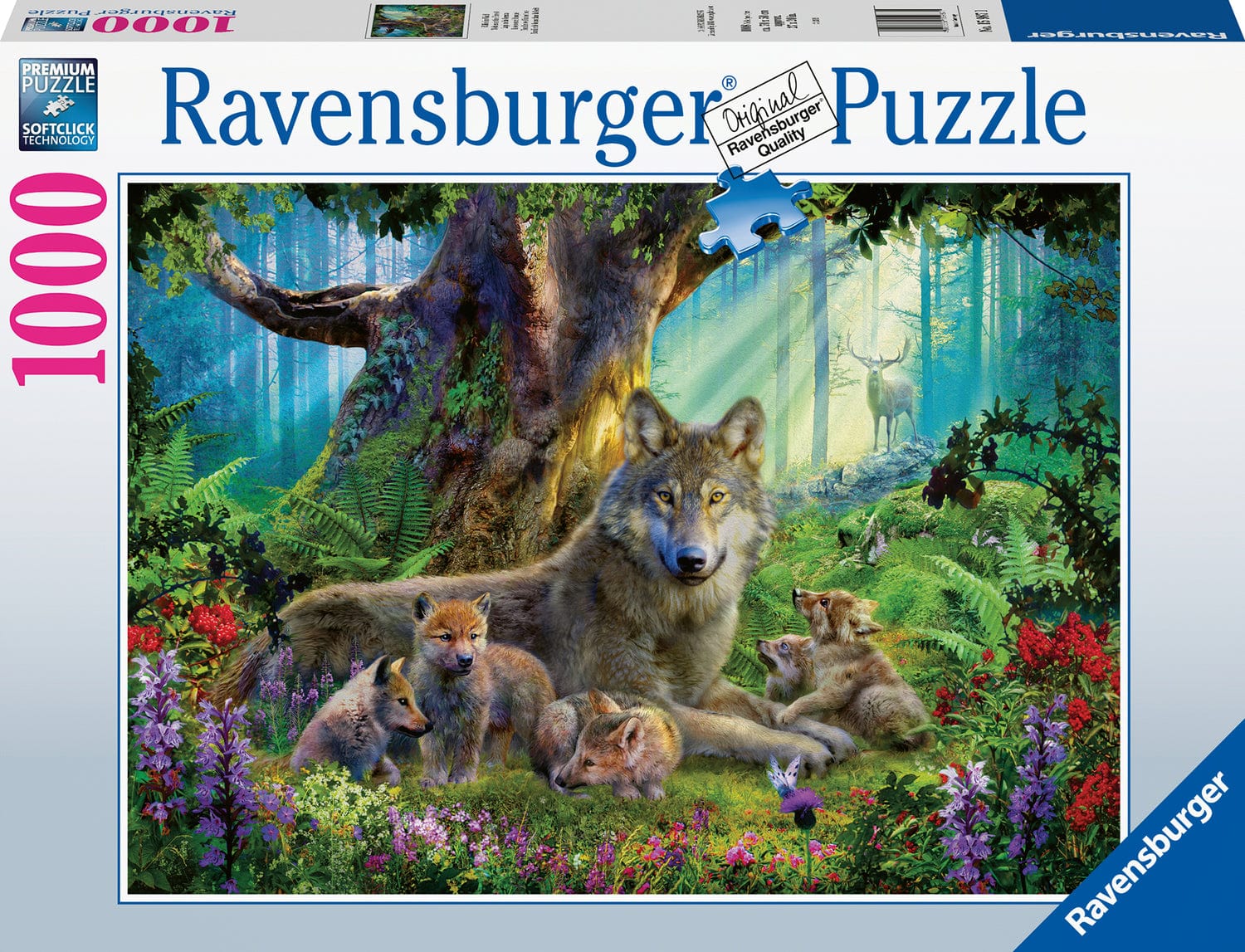 Wolves in The Forest (1000 pc Puzzle) - Image 5