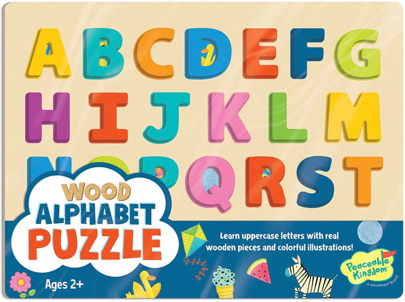 Wood Alphabet Puzzle - Image 3