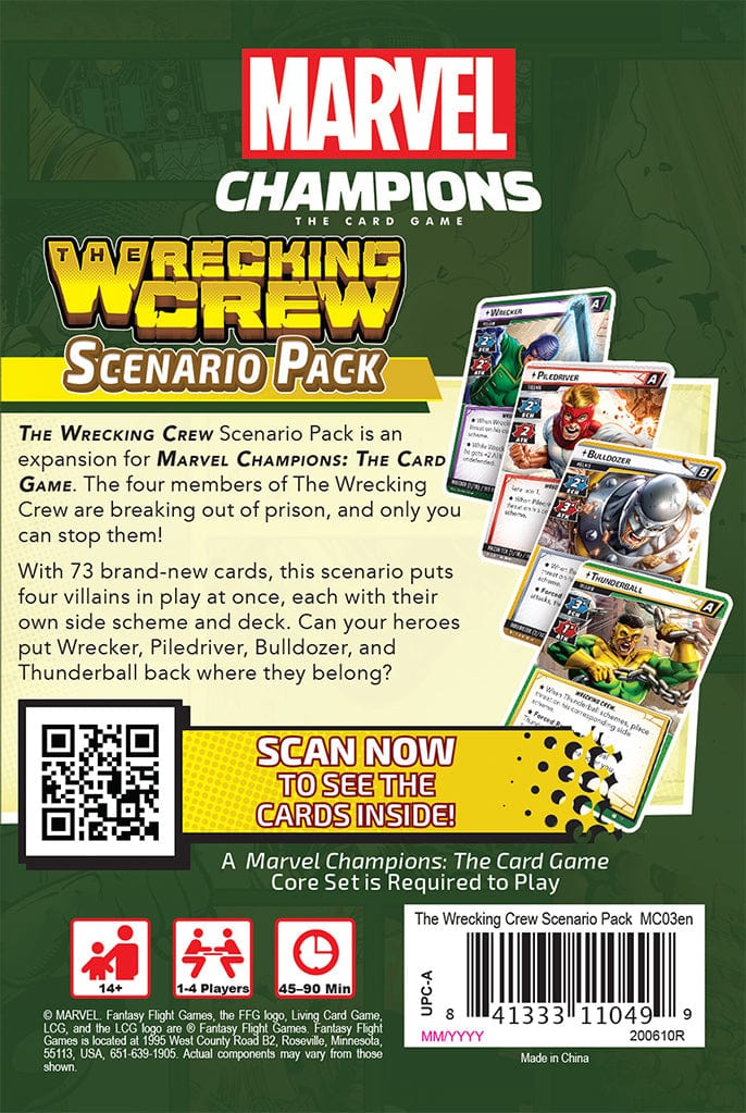 Marvel Champions: the Wrecking Crew Scenario Pack - Image 9