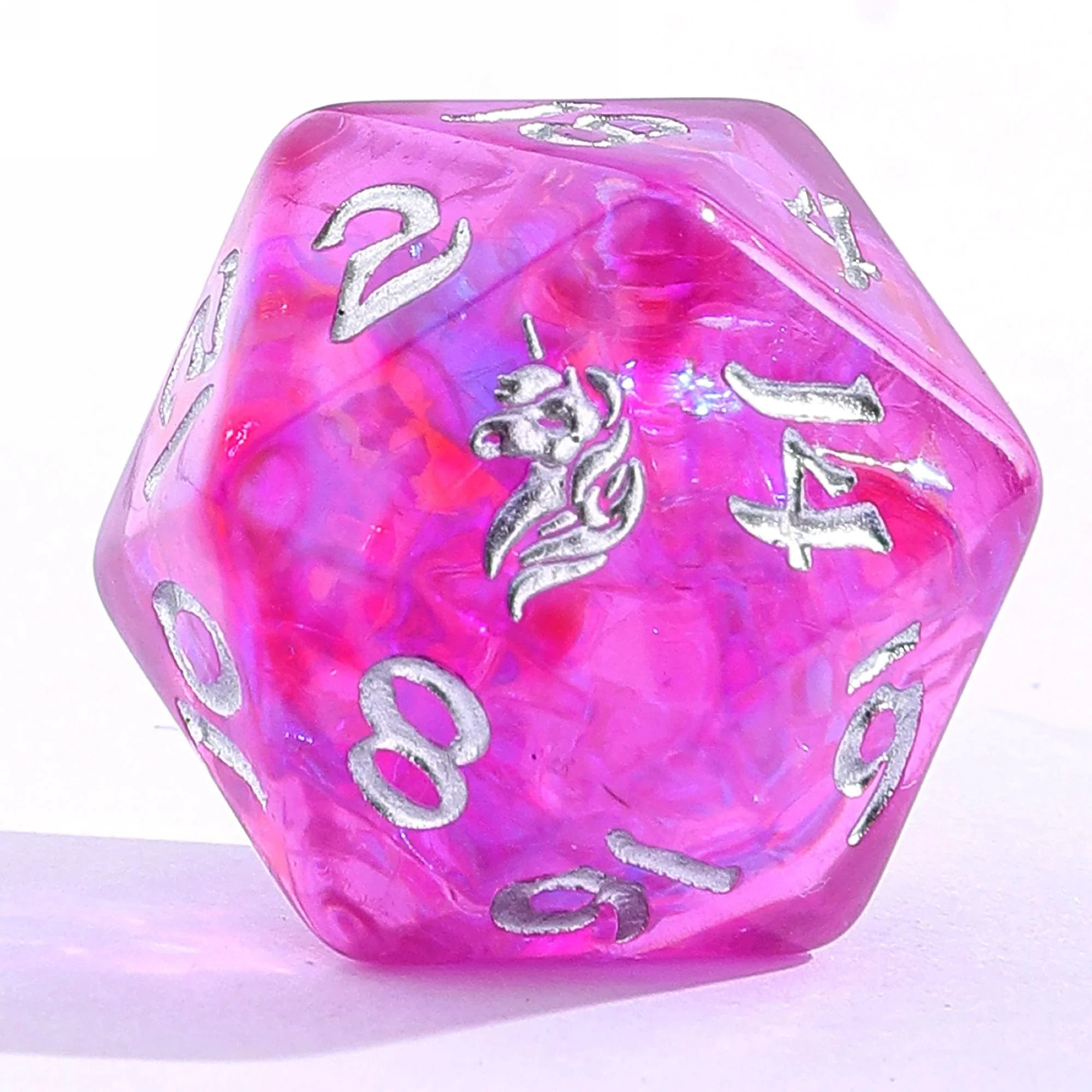 Wyrmforged Rollers - Rounded Resin Polyhedral Dice - Lumina Unicornia - Image 2