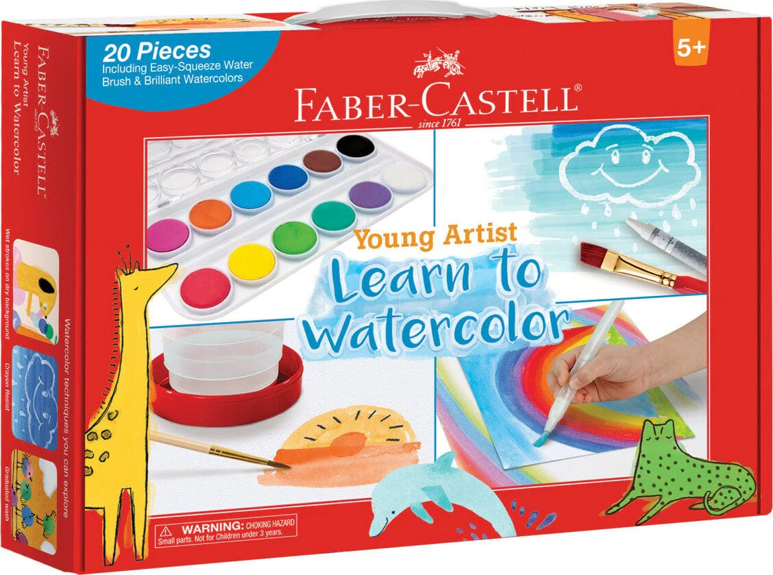 Young Artist Learn to Watercolo