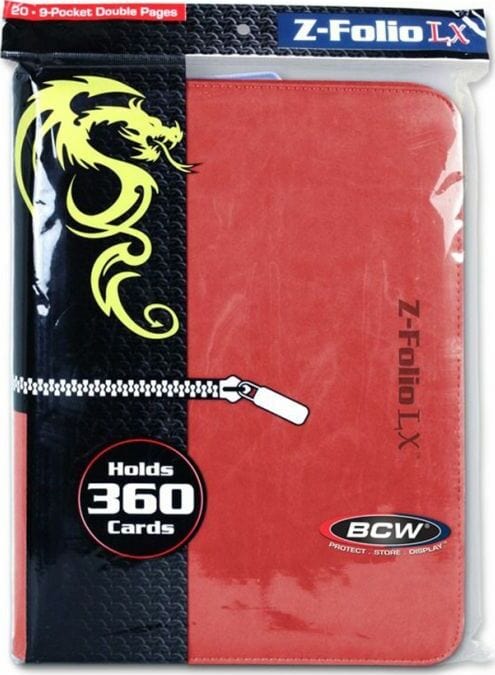 Z Folio 9 Pocket LX Red - Image 4