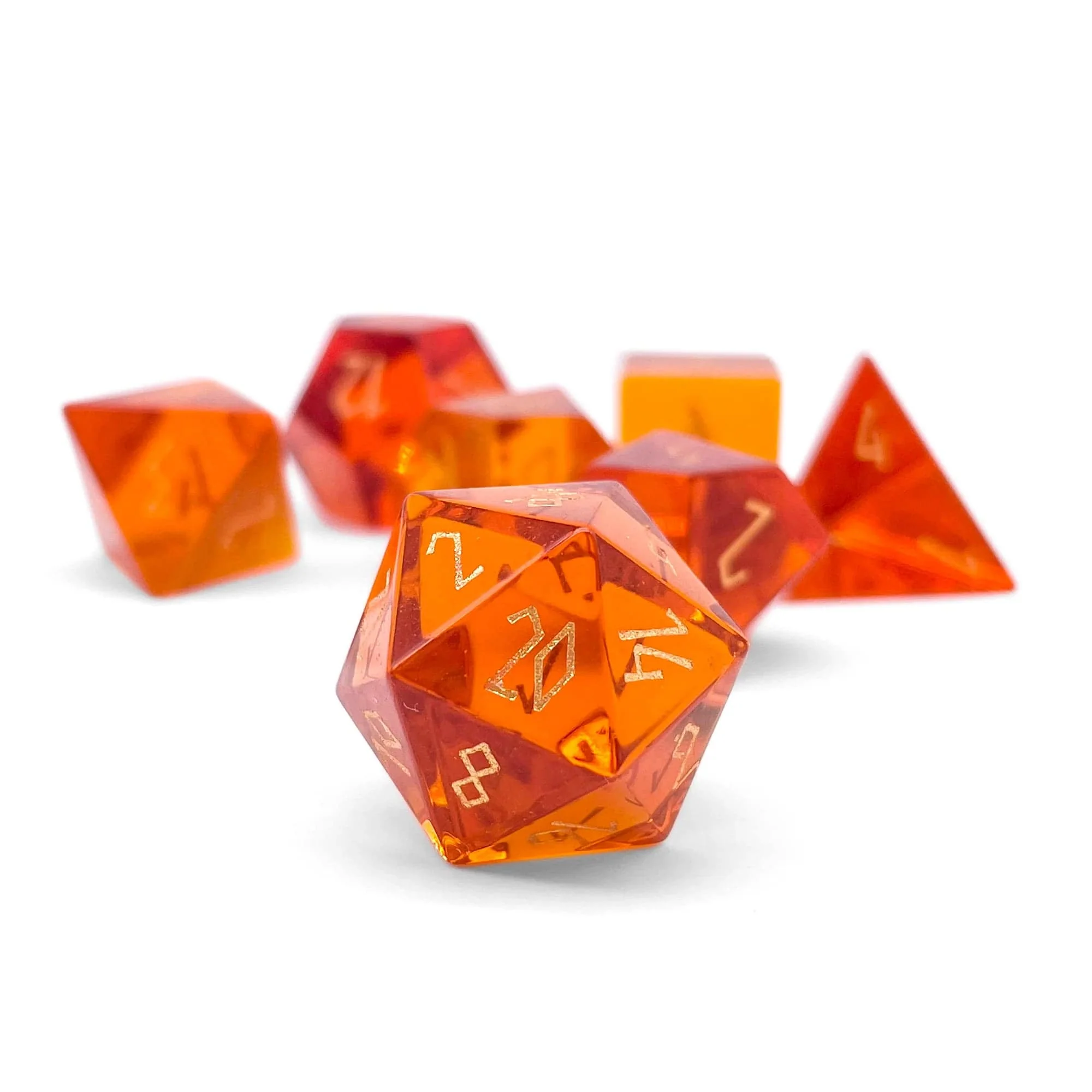 Zircon Tangerine - 7 Piece RPG Set
